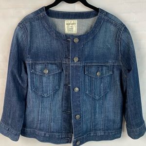 Old Navy short denim jacket, 3/4 sleeves, Large